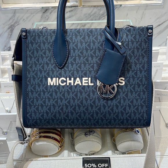 Michael Kors Mirella Small Signature Logo Crossbody Bag
Admiral 
NWT - Picture 8 of 16